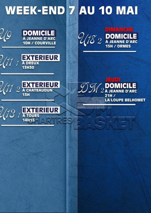 Venez nombreux et dès ce soir au match de notre DM2 🏀