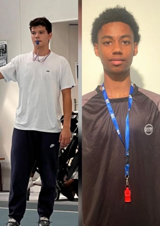 🏀 FÉLICITATIONS 🏀
Le club tient à mettre à l'honneur Nathan et Mady qui ont réussi leur examen pour devenir Arbitre Départemental. 
Bravo à eux 👏👏👏