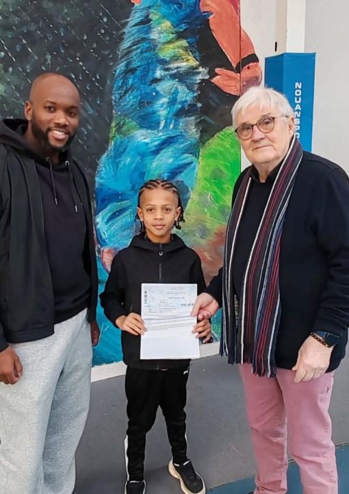 👏👏👏👏La commission animation a remis aux 5 gagnants leurs places pour les Harlem Globetrotters 🏀🏀🏀 au Colisée le 11 mars prochain !