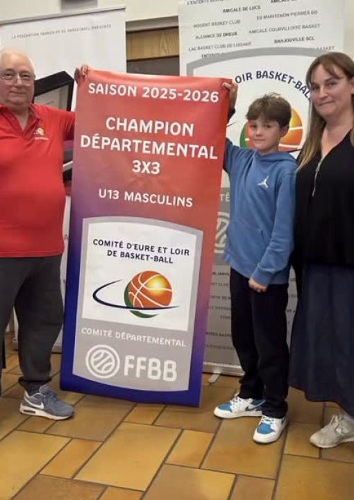 De multiples récompenses pour le CCBM amateur lors de l'AG du Comité d'Eure et Loir:
Titre de Champion départemental 3x3 U13
Titre de Champion départemental 3x3 U15
Achille champion départemental du Challenge Benjamin 
Nouham qui intégre le Pôle Centre Va