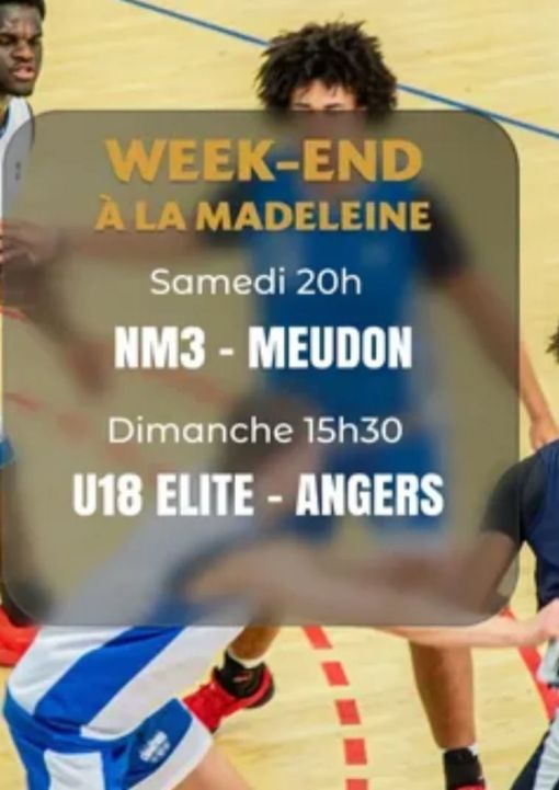Venez nombreux encourager nos équipes ce week-end...en plus des rencontres prévues aujourd'hui à la salle Jeanne d'Arc 🏀