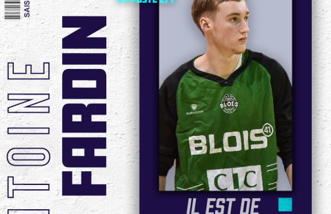 Saison 2021-2022 : Antoine Fardin, un jeune de retour à Chartres