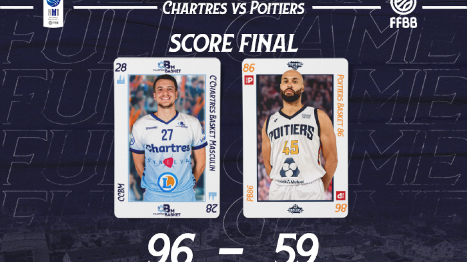 Victoire contre Poitiers 96-59