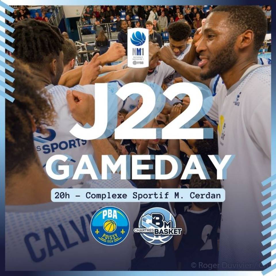 🏀 Gameday J22

✅ J22
🆚 @poissy_basket 
⌚️20h
📍Complexe sportif M. Cerdan
📺 https://www.twitch.tv/poissybasket

📷 Chartres Objectif

#basketnm1 #nm1 #basketball #basketchartres #passionbasket #chartres #eureetloir