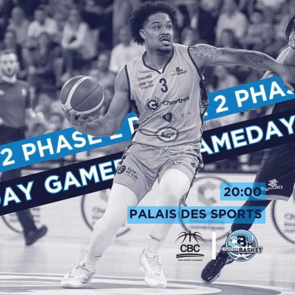 🏀 Gameday

✅ Game 10 // Phase 2
🆚 @caenbc14
⌚️20h
📍Palais des Sports

#basketnm1 #nm1 #basketball #basketchartres #passionbasket #chartres #eureetloir #PourLaProB #objectifproB